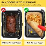 BYKITCHEN 210-Piece Air Fryer Parchment Paper Set