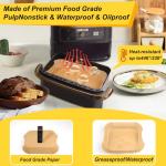 BYKITCHEN 210-Piece Air Fryer Parchment Paper Set