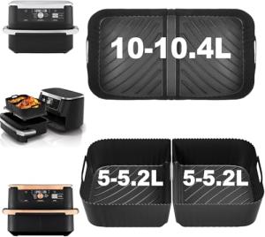 Silicone Air Fryer Liners for Ninja Flex Drawer