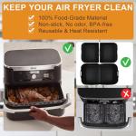 Silicone Liners for Ninja Air Fryer AF500UK