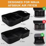 Silicone Liners for Ninja Air Fryer AF500UK