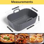 Reusable Silicone Liners for Ninja Air Fryer - Dual Pack