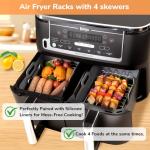 Ninja Air Fryer Accessories: Silicone Liners and Racks