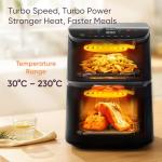 COSORI TurboTower Dual Air Fryer - 10.8L Capacity