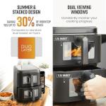 Swan 11L Twin Stack Air Fryer - 2 Baskets