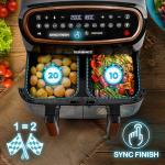 Duronic XXL Digital Dual Zone Air Fryer 10L