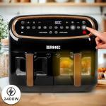Duronic XXL Digital Dual Zone Air Fryer 10L
