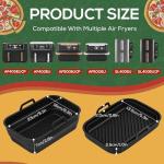 Ninipie Silicone Air Fryer Liners for Ninja 9.5L