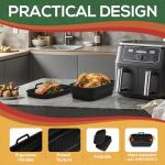 Ninipie Silicone Air Fryer Liners for Ninja 9.5L