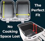 Ninja AF400UK 2-in-1 Silicone Air Fryer Liners