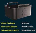 Ninja AF400UK 2-in-1 Silicone Air Fryer Liners