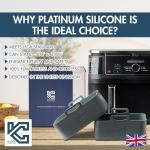 Dual Silicone Liners for Ninja 9.5L Air Fryer