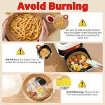 100 Pcs Round Air Fryer Disposable Liners - 8 Inch