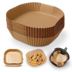 Keplin Air Fryer Parchment Paper Liners - 100 Pack