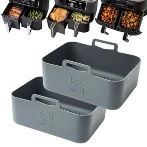 Dual Silicone Liners for Ninja 9.5L Air Fryer