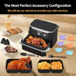 Ninja Foodi Air Fryer Silicone Liner Set, 21 Pieces