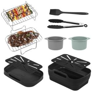 Foldable Silicone Air Fryer Liners for Ninja