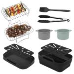 Foldable Silicone Air Fryer Liners for Ninja