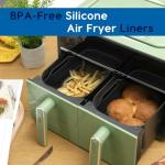 Foldable Silicone Air Fryer Liners for Ninja
