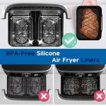 Foldable Silicone Air Fryer Liners for Ninja