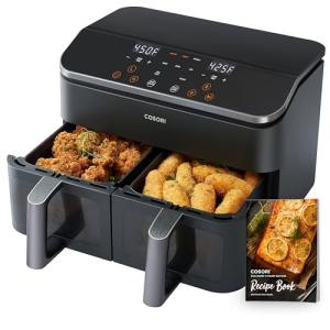 COSORI 8.5L Dual Air Fryer with Sync Function