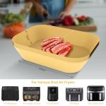 100 Disposable Air Fryer Liners, Rectangle Size