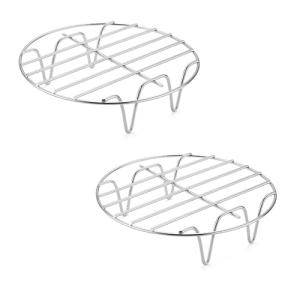 2-Pack 7-Inch Stainless Steel Air Fryer Racks