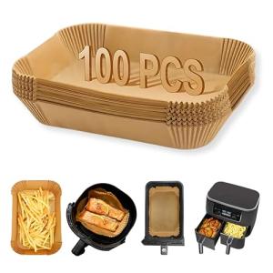 QACHOICE 100pcs Non-Stick Air Fryer Liners