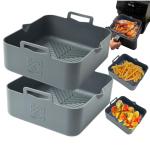 Cosori Reusable Silicone Air Fryer Liners, 2-Pack