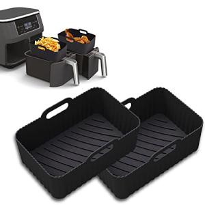 Reusable Silicone Liners for Ninja Dual Air Fryer