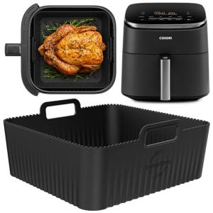 Square Silicone Air Fryer Liner for Cosori & Ninja