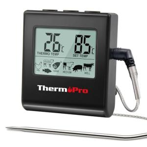 ThermoPro TP16 Digital Meat Thermometer with Timer