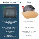 Cosori Reusable Silicone Air Fryer Liners, 2-Pack
