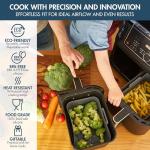 Cosori Reusable Silicone Air Fryer Liners, 2-Pack