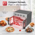TurboTronic 32L Air Fryer Oven with Rotisserie