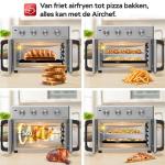 TurboTronic 32L Air Fryer Oven with Rotisserie
