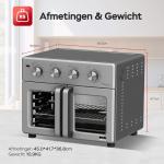 TurboTronic 32L Air Fryer Oven with Rotisserie
