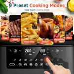 Cookwise 9L Dual Air Fryer AF2-40D06: XL Capacity, 2 Drawers, 9-In-1 Presets