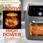 Innoteck 16L Digital Air Fryer Oven with Rotisserie