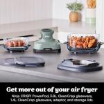 Ninja CRISPi Air Fryer FN101UKSG – Sage 4-in-1 Portable Design