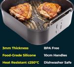 Cosori 5.5L Square Silicone Air Fryer Liner