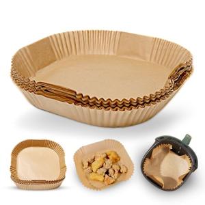 Keplin Air Fryer Parchment Paper Liners - 100 Pack