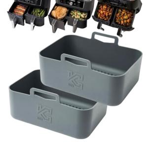 Silicone Air Fryer Liner Set with Mitts