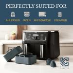 Silicone Air Fryer Liners and Gloves Set