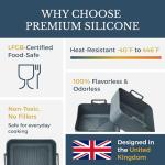 Silicone Air Fryer Liners and Gloves Set