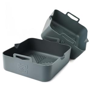 Cosori Reusable Silicone Air Fryer Liners, 2-Pack