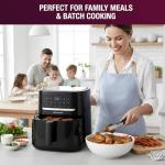 Andrew James 4.5L Digital Air Fryer with 10 Functions