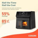 Cosori 6.2L Clear Window Air Fryer, Quiet