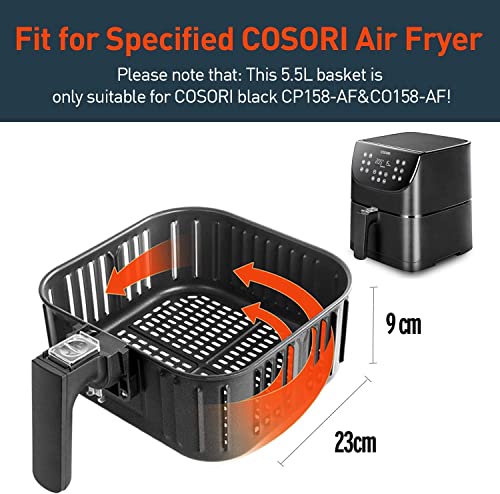 COSORI 5.5L Replacement Basket - Non-Stick and Dishwasher Safe
