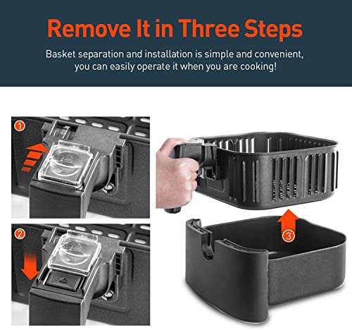 COSORI 5.5L Replacement Basket - Non-Stick and Dishwasher Safe